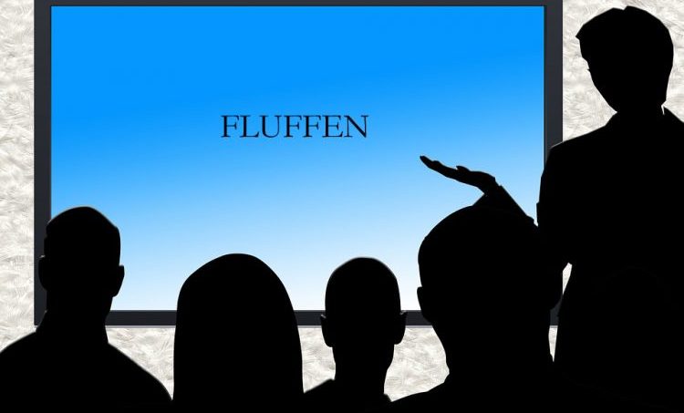 Het nieuwe werkwoord: FLUFFEN- Stand up for fitness