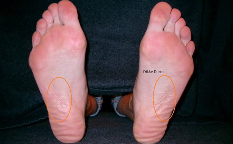 Spijsverteringsproblemen behandelen met voetreflexologie
