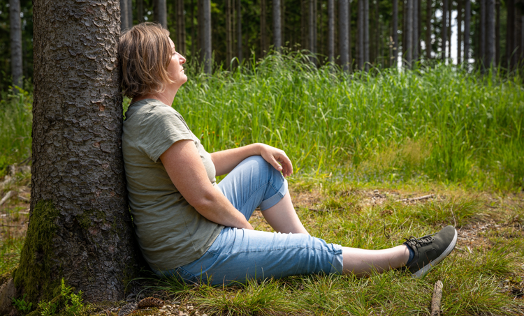 Haptotherapie in de natuur